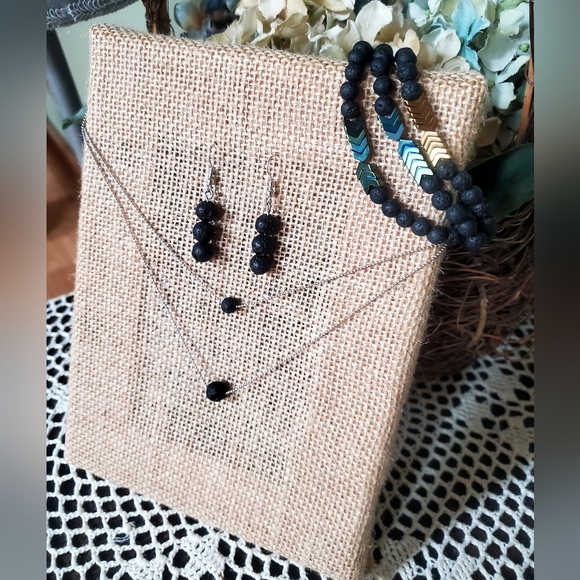 NEW Lava stone matching set! - Picture 2 of 9